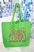 Jesus Is The Reason For The Season Canvas Jumbo Tote