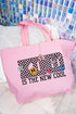 Kind Is The New Cool Canvas Jumbo Tote