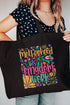 Kingdom Work Canvas Jumbo Tote