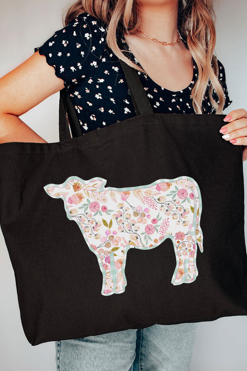 Moolette Meadow Canvas Jumbo Tote