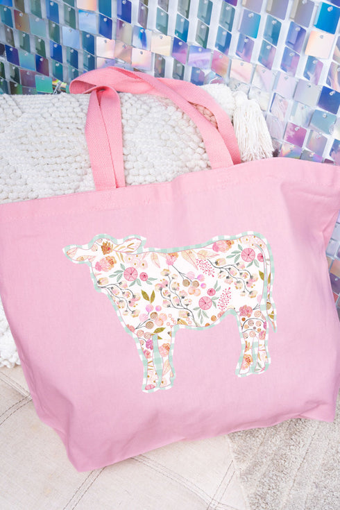 Moolette Meadow Canvas Jumbo Tote