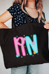 Neon Glow RN Canvas Jumbo Tote