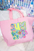 Neon Summer Canvas Jumbo Tote