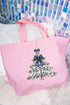 Porcelain Petals Tree Canvas Jumbo Tote