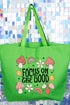 Rainbows Focus On The Good Canvas Jumbo Tote