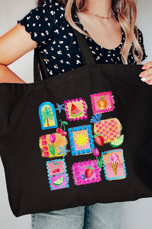 Salty & Sweet Canvas Jumbo Tote
