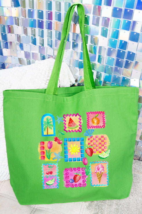 Salty & Sweet Canvas Jumbo Tote