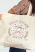 Silly Goose Social Club Canvas Jumbo Tote