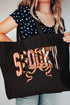 Spooky And Sweet Canvas Jumbo Tote