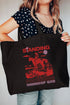 Standing On The Promises Of God Canvas Jumbo Tote