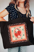 Strawberry Oh Taste & See Canvas Jumbo Tote