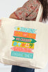 Summer Signs Canvas Jumbo Tote