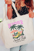 Summer Social Club Canvas Jumbo Tote