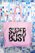 Super Busy Canvas Jumbo Tote