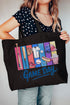 Swing Into Color Canvas Jumbo Tote