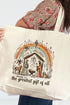 The Greatest Gift Of All Canvas Jumbo Tote