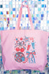 USA Collage Canvas Jumbo Tote