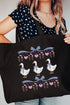 Vintage Geese Girls Canvas Jumbo Tote