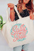Vintage Salty Soul Canvas Jumbo Tote