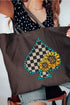 Wildflower Edge Canvas Jumbo Tote