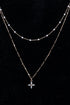 Cubic Zirconia Whispered Glow Layered Necklace