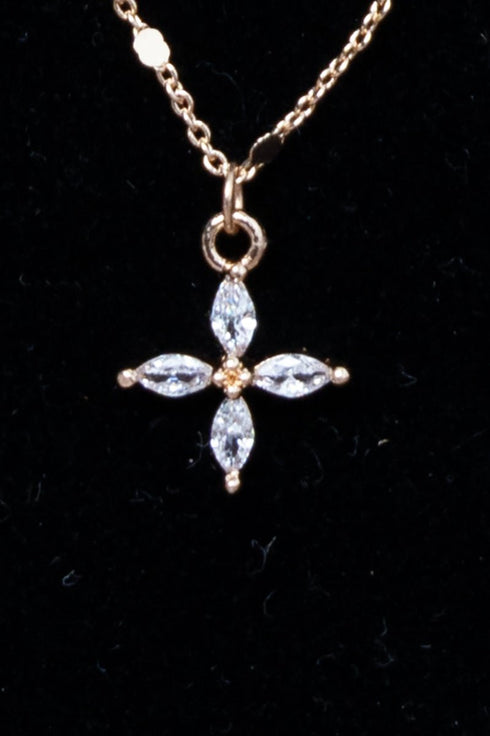 Cubic Zirconia Whispered Glow Layered Necklace