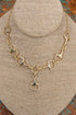 Highline Tack Goldtone Necklace