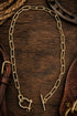 Canter Club Goldtone Toggle Necklace