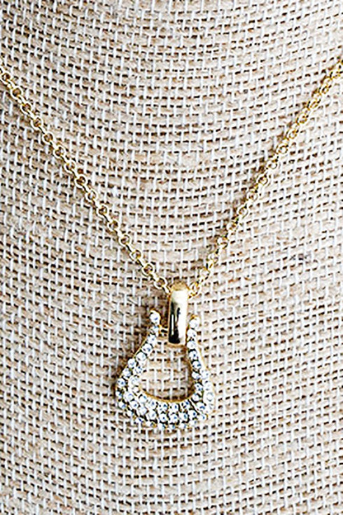 Belmont Belle Crystal Goldtone Necklace