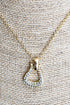 Belmont Belle Crystal Goldtone Necklace