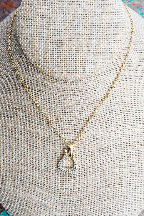 Belmont Belle Crystal Goldtone Necklace