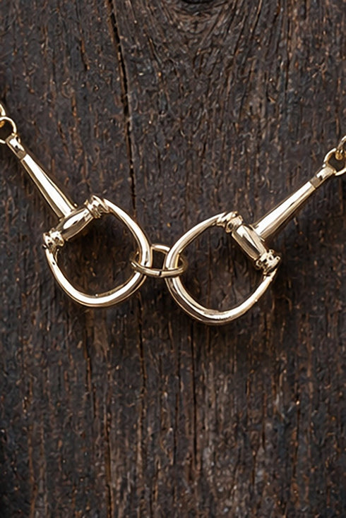 Tribeca Tack Goldtone Necklace