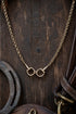 Tribeca Tack Goldtone Necklace