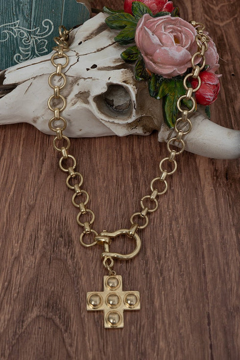 Rein Revival Goldtone Necklace