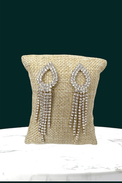 Uptown Sparkle Goldtone Earrings