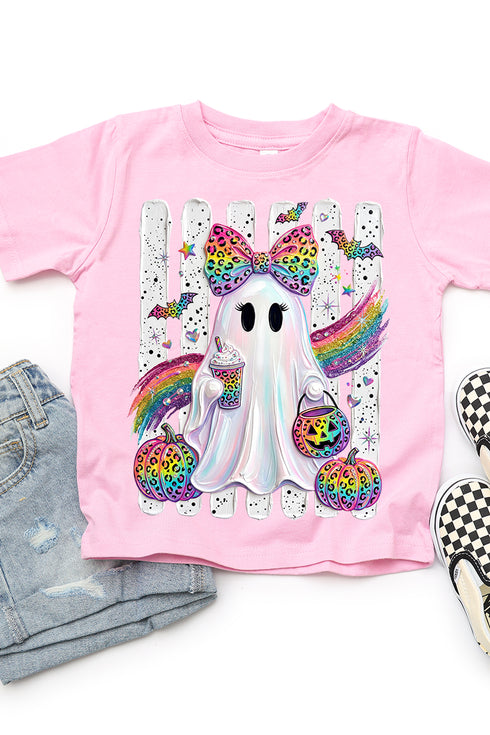 Toddler Rainbow Glam Ghost Fine Jersey Tee