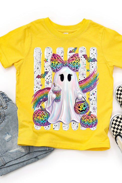 Toddler Rainbow Glam Ghost Fine Jersey Tee