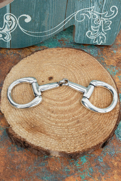 Bridle & Brand Silvertone Scarf Slide