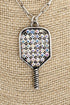 Iridescent Dink & Shine Silvertone Necklace
