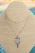 Iridescent Dink & Shine Silvertone Necklace