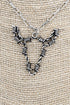 Wirecrest Steer Silvertone Necklace