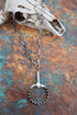 Lexington Loop Silvertone Necklace