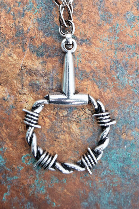 Briarcrest Bit Silvertone Necklace