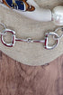Saddle Society Taupe & Silvertone Double Scarf Necklace Set
