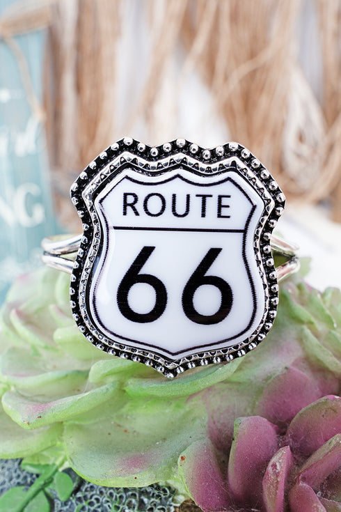 Retro Mile Marker Cuff Bracelet