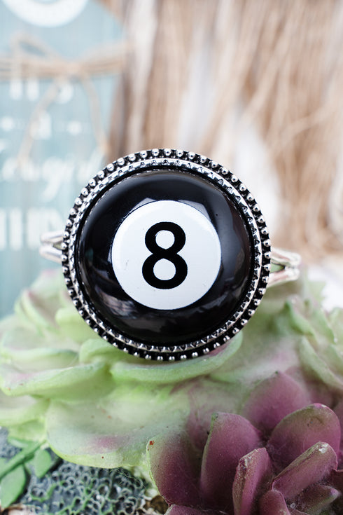 Eight Ball Energy Cuff Bracelet