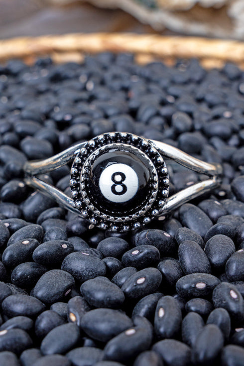 Risk & Reward Silvertone Cuff Bracelet