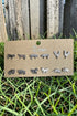 Prairie Pals Silvertone Stud Earrings 6 Pair Set