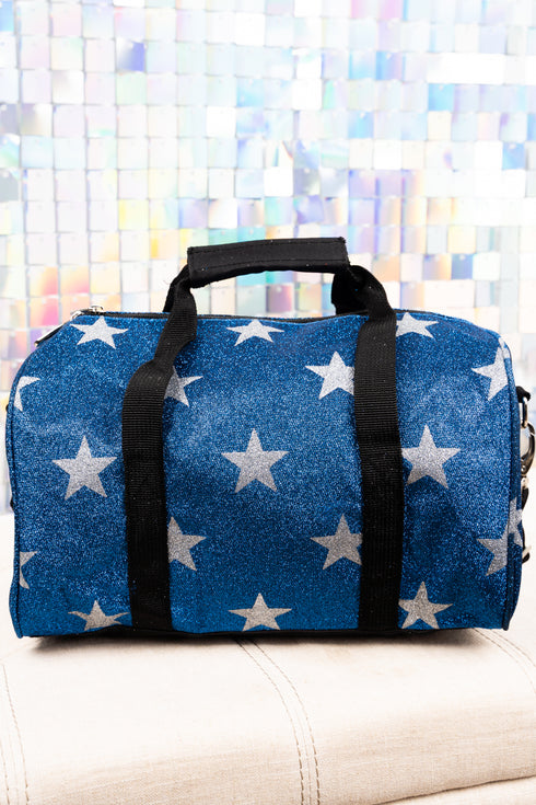 Royal Starry Glitz & Glam Petite Duffle Bag 12"