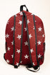 Red Starry Glitz & Glam Large Backpack